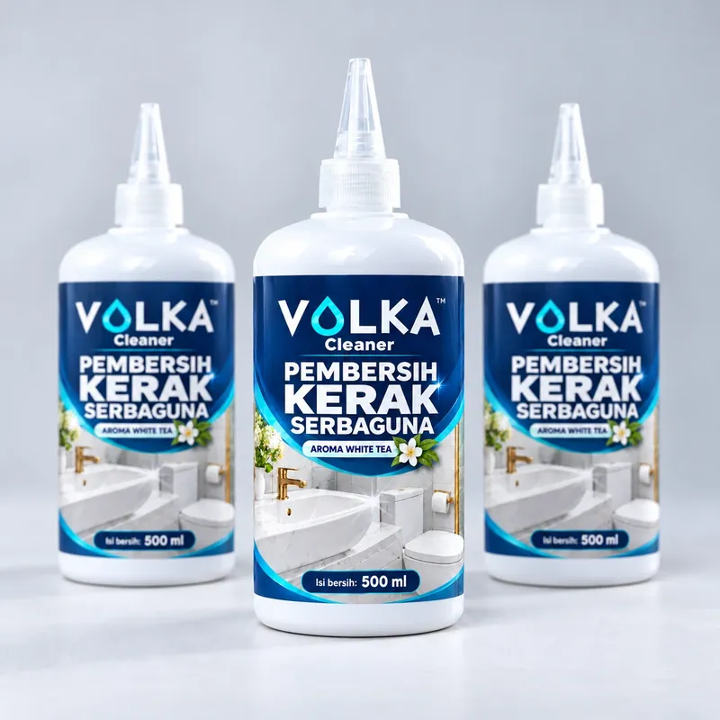 Tiga botol VOLKA Cleaner 500 ml